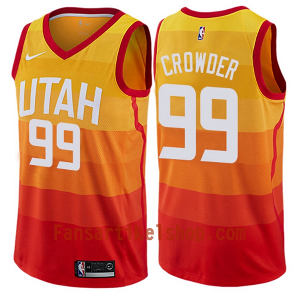 NBA Utah Jazz Trikot Jae Crowder 99 Nike City Edition Swingman - Herren NBA Utah Jazz Trikot Jae Crowder 99 Nike City Edition Swingman - Herren
